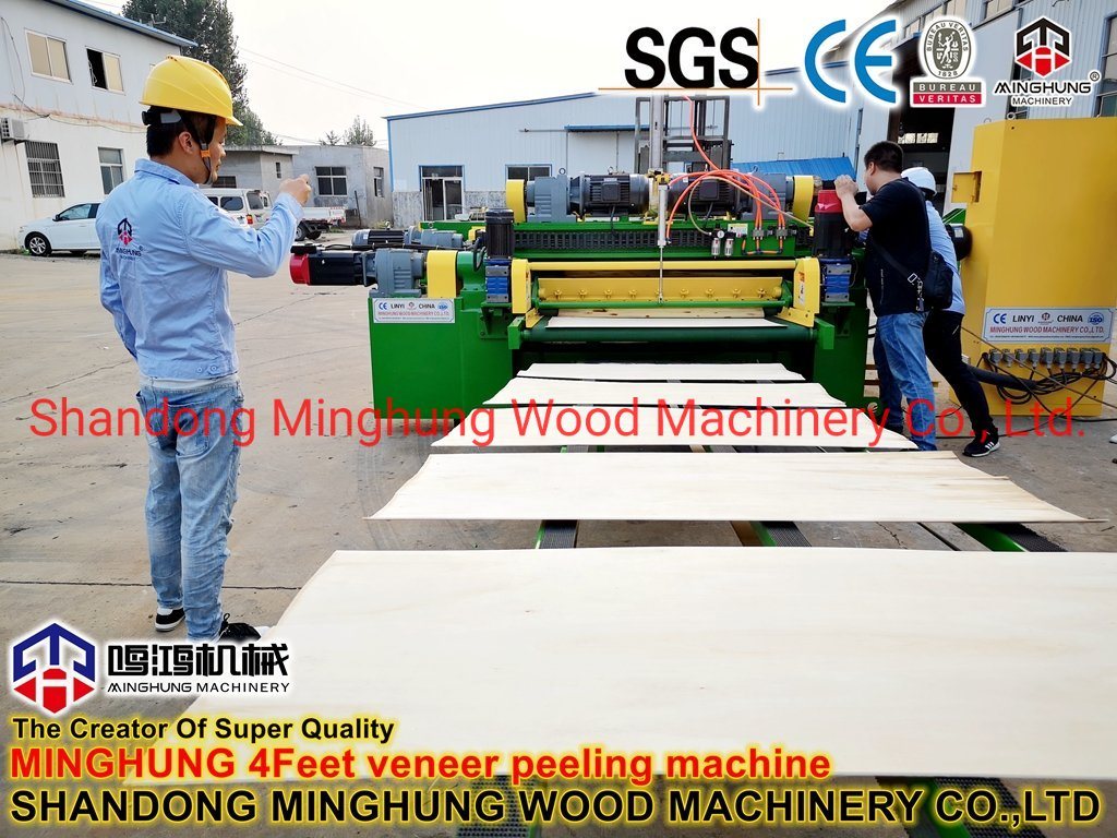 Strong 4feet Spindleless Veneer Debarking Peeling Machine for Veneer Manufacturers