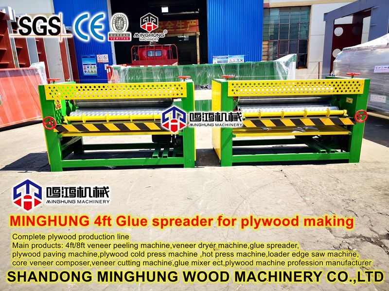 Pabrik Mesin Kayu Lapis China 4feet Glue Spreading Spreader