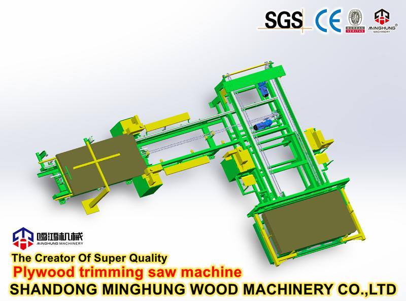 Wood Panel Cutting Saw for Plywood Production