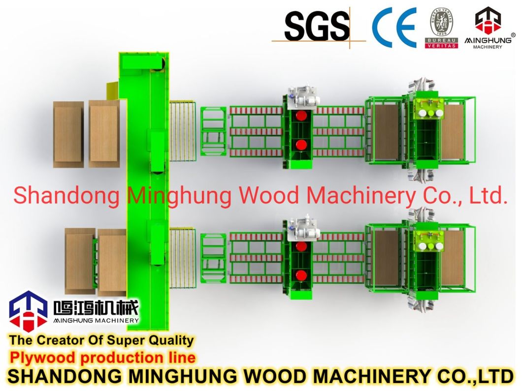 Machine de fabrication de contreplaqué à chaud