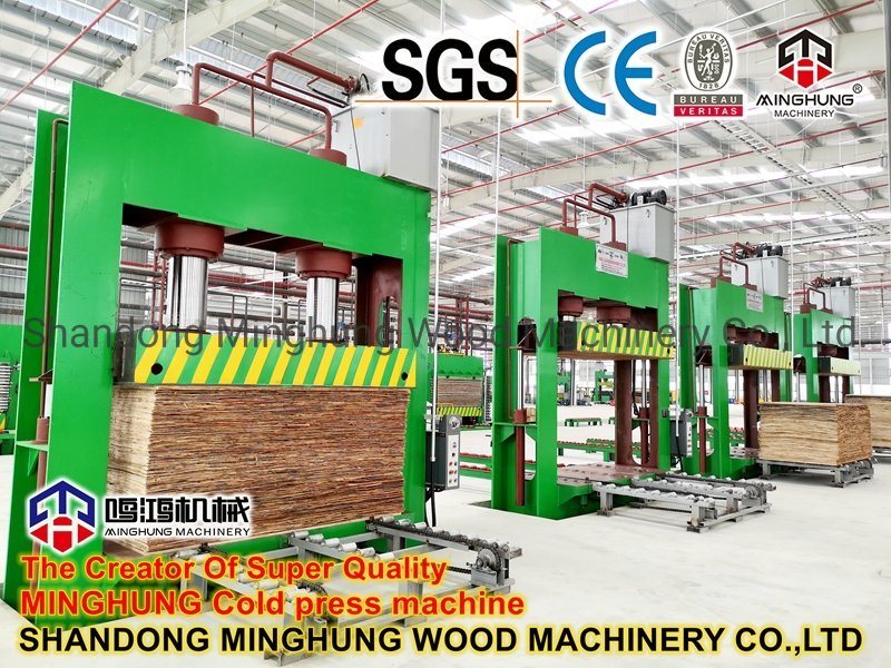 500t Cold Press untuk Mesin Penekan Veneer Kayu Lapis Woodworking