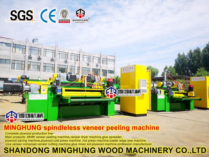 Wood Processing Machine for Veneer Core Peeling Machine