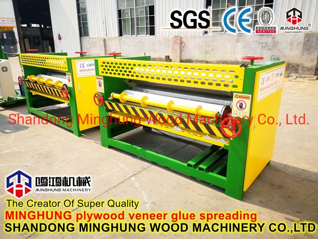 Mesin Penyebar Lem Woodworking Roller