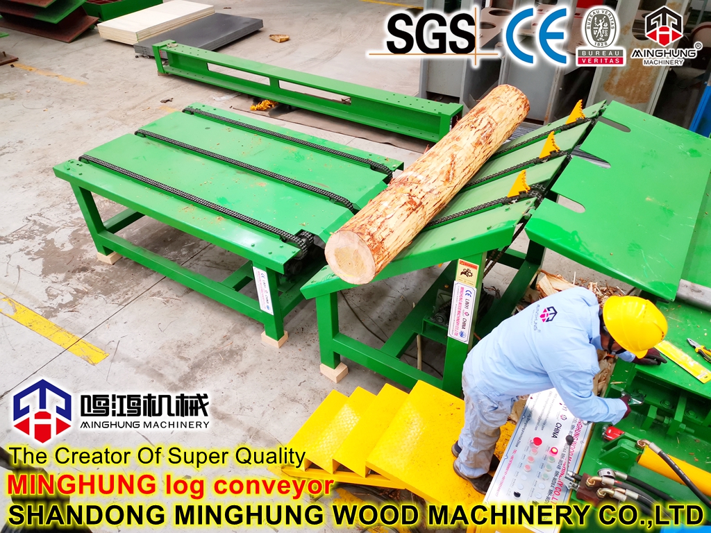 Log Feeder for Wood Peeling Machine