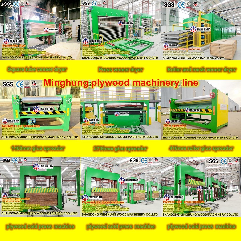 Mesin Press Hot Laminating Board Melamin untuk Manufaktur Produksi Kayu Lapis
