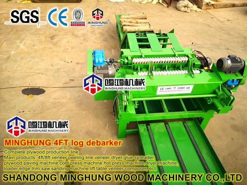 Mesin Pengupas Debarking Log Kayu Hidrolik CNC