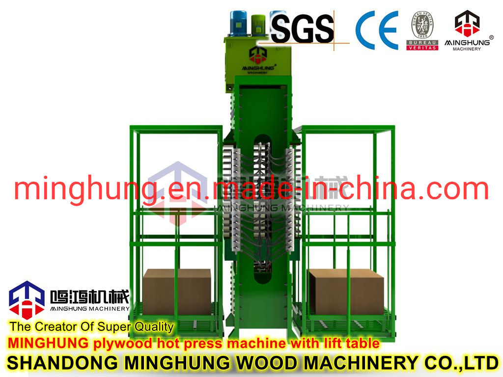 Laminated Veneer Lumber Core Hot Press Machine untuk Mesin Woodworking Plywood