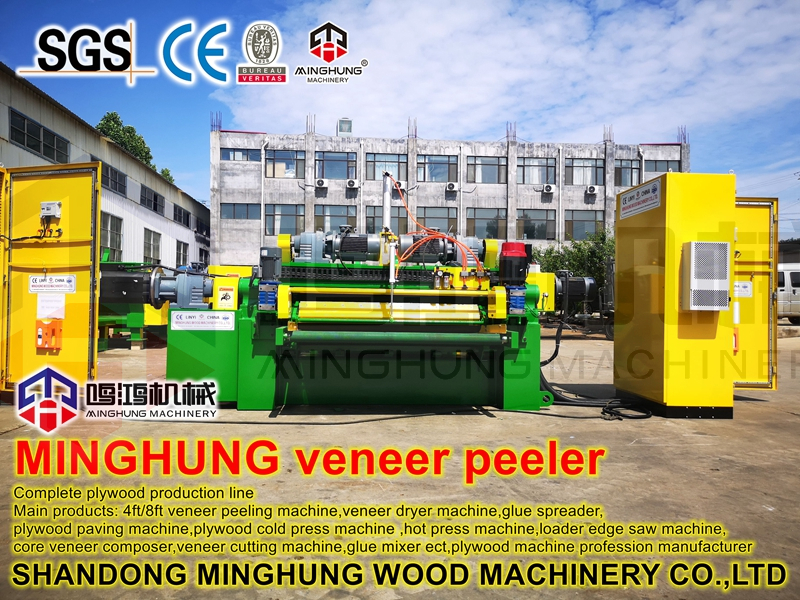 8feet Log Veneer Peeling Machine