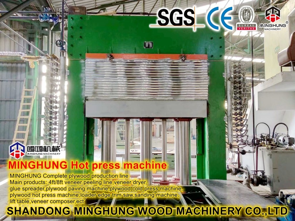 Mesin Kayu Lapis Set Lengkap di Cina