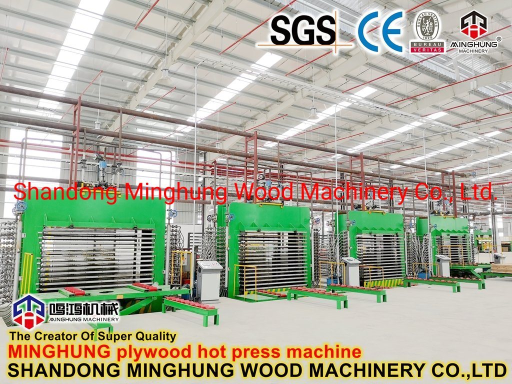 Mesin Hot Press Kayu Lapis untuk Mesin Pembuat Papan Woodworking