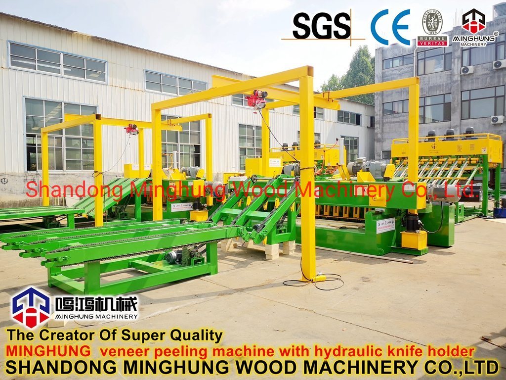 Strong Log Wood Veneer Peeler for Peeling Hardwood Papel