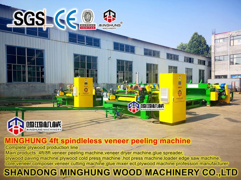 Pembuatan Mesin Veneer Kayu Lapis Cina