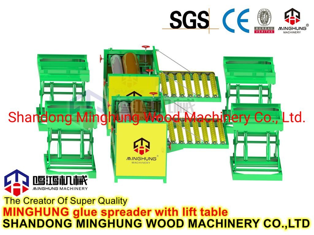 Veneered Plywood Glue Machine for Plywood Board Production