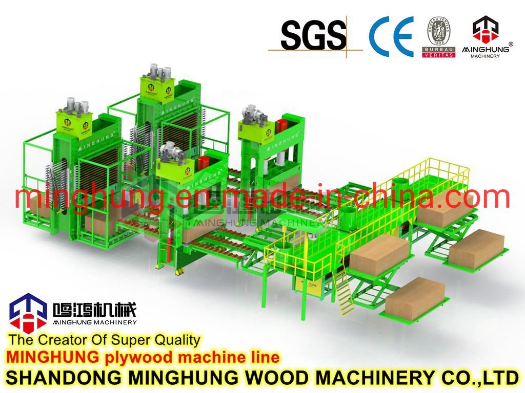 Hydraulische Heißpressmaschine für Holzbearbeitungsmaschinen für Sperrholzfurniere